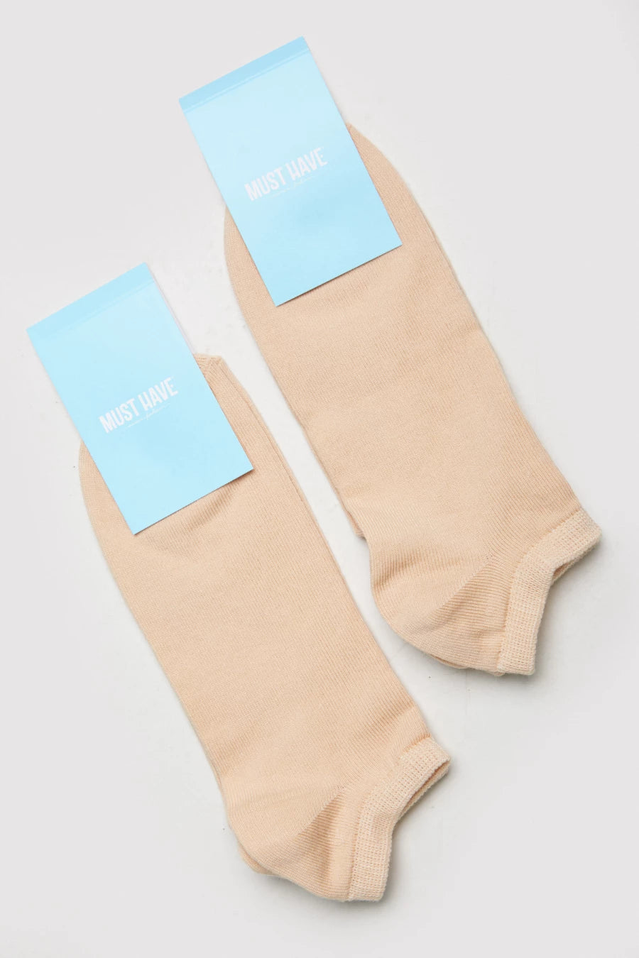 Beige low socks