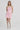 Pink X-shaped sundress with viscose