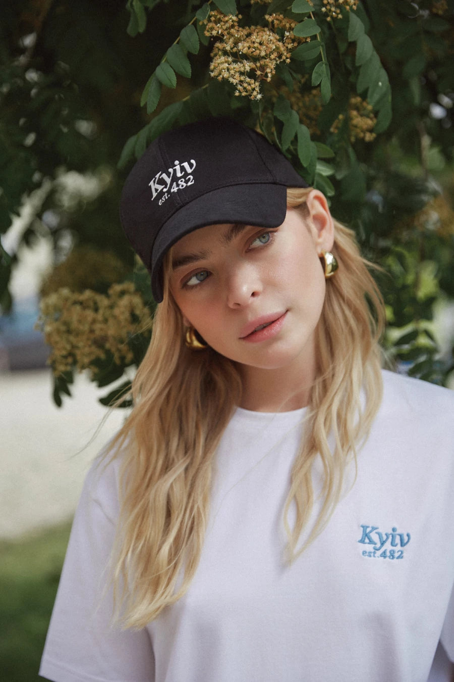 Black baseball cap "KYIV"