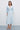 Light blue 100% linen midi dress