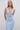 Blue elongated midi knitted sundress