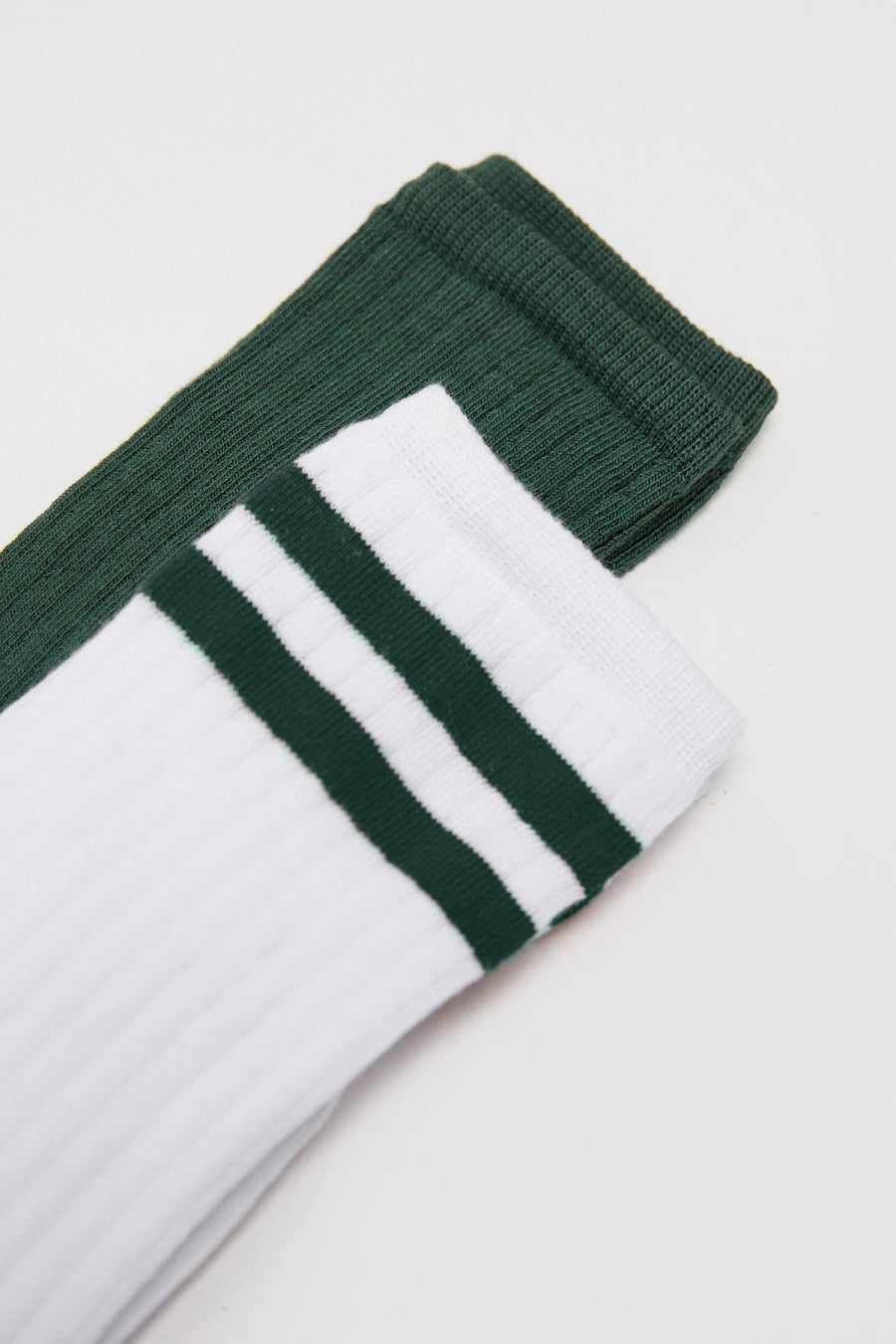 Set of high socks "Green" (2 pairs)