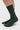 High cotton socks in green color