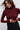 Basic knitted turtleneck with wine-colored cotton