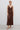 Chocolate satin slip dress  elongated midi