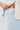 Baby blue satin midi skirt