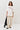 Milky T-shirt made of dense knitwear "PERFECT IS BORING"