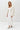 Milky satin midi dress with thin straps