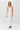 Milky satin midi dress with thin straps