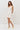 Short cream sundress with viscose