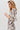 Midi viscose dress in abstract brown print