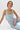 Light blue denim corset