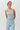 Light blue denim corset