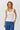 Cream ribbed tank top