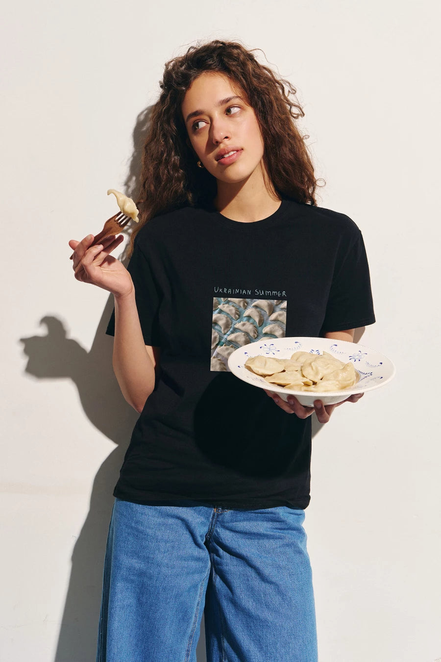 Black T-shirt "Varenyky"